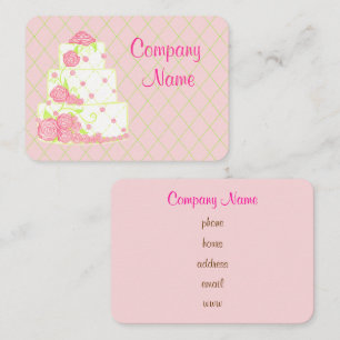 Wedding Cake Business Card