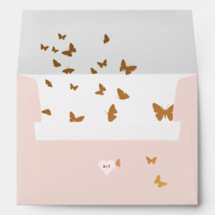 Wedding Cake Butterflies Envelope