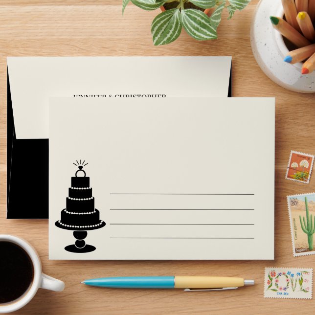 Wedding Cake Envelope (Desk)