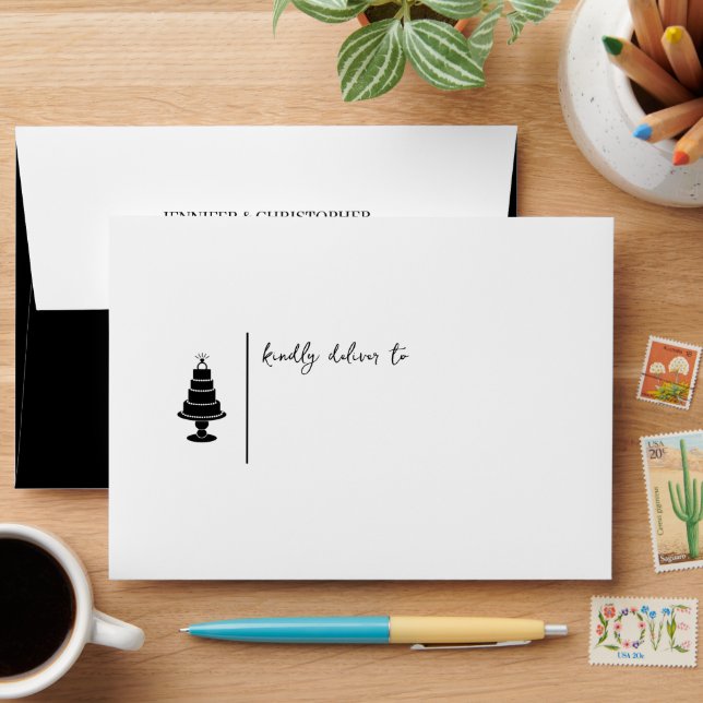 Wedding Cake Envelope (Desk)