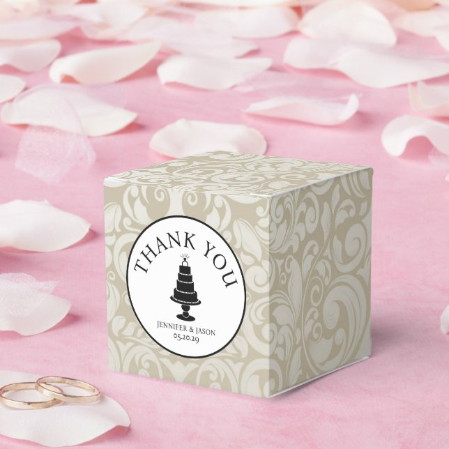 Wedding Cake Favour Box (Wedding)