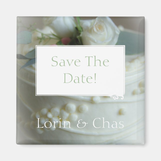 Wedding Cake Magnet (Front)