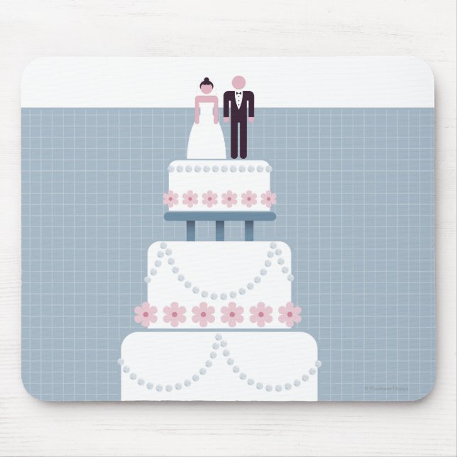 Wedding Cake Mouse Pad (Front)