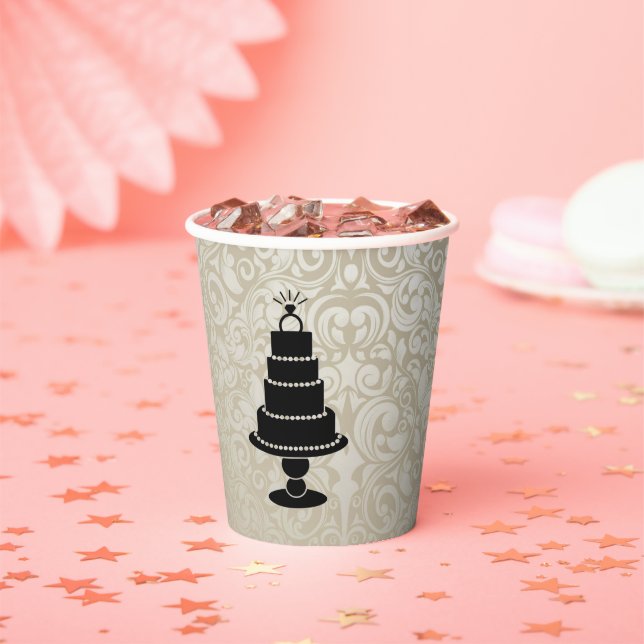 Wedding Cake Paper Cups (Insitu)
