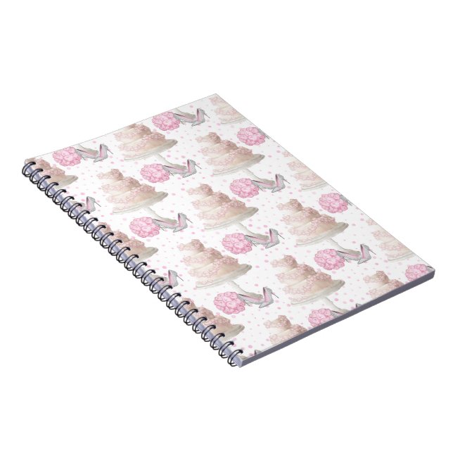 Wedding Cake Photo Notebook (Right Side)