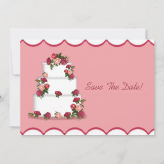 Wedding Cake Save The Date