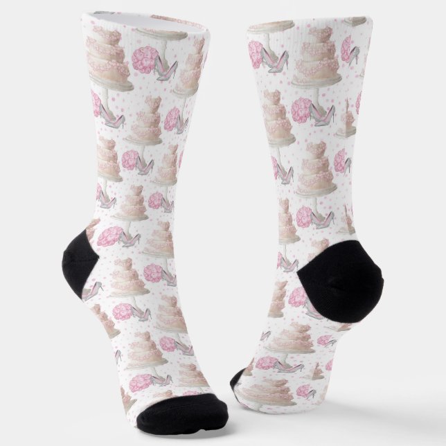 Wedding Cake Socks #2 (Angled)