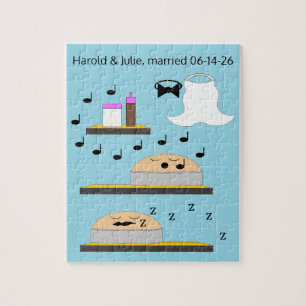 Wedding Cakes Before Frosting Jigsaw Puzzle