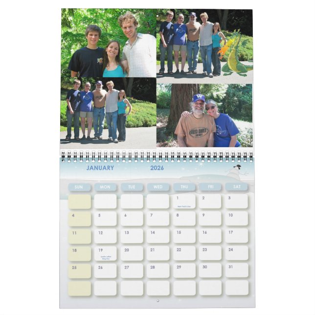 wedding calendar (Jan 2026)