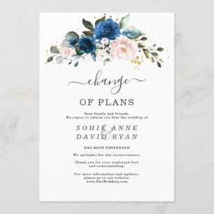 Wedding Cancellation Announcement Change Of Plans