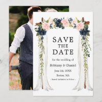Wedding Canopy Photo Pink Dusty Blue Floral
