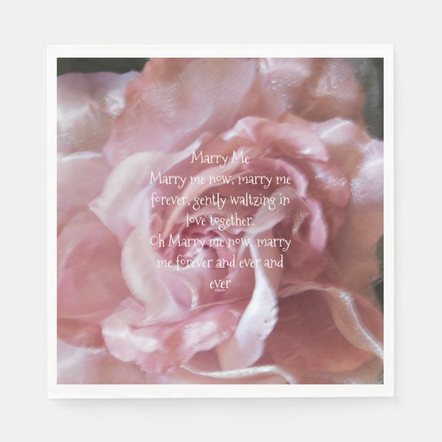 wedding canvas napkin (Front)