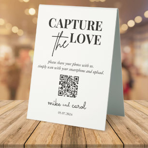 Wedding Capture The Love Photo Share QR Code 