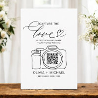 Wedding Capture The Love QR Code Photo Share 
