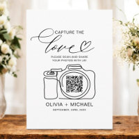 Wedding Capture The Love QR Code Photo Share 