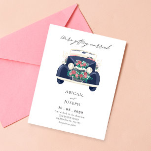 Wedding Car Classic Invitation