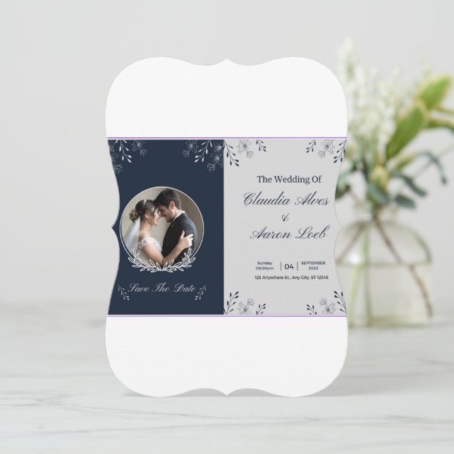 Wedding Card (Standing Front)