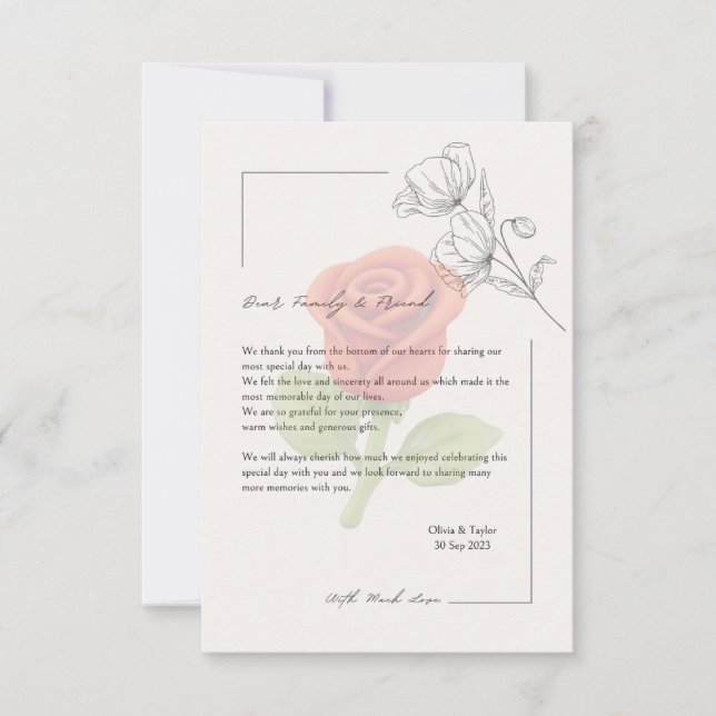 Wedding card (Front)