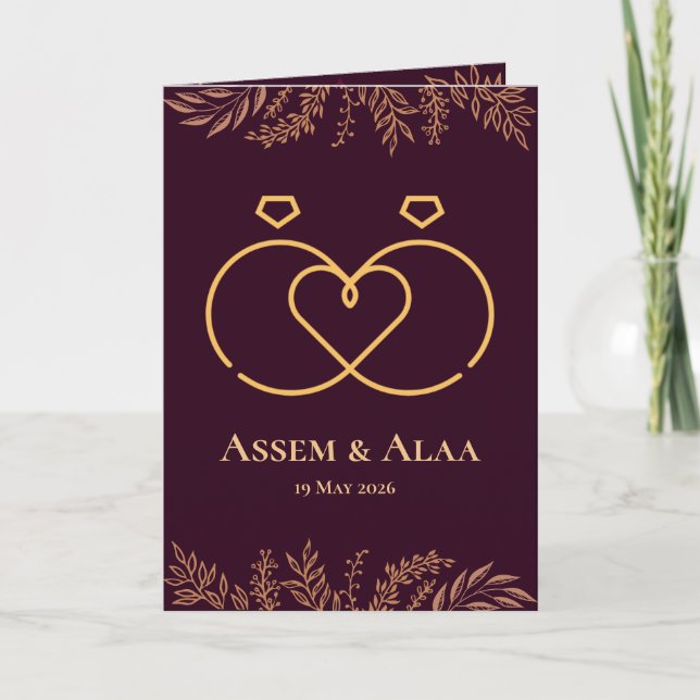 wedding card (Front)