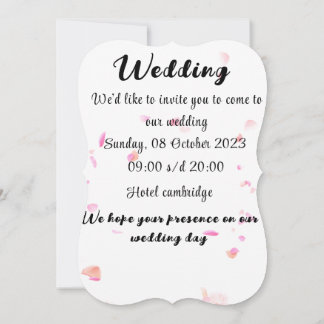 wedding card