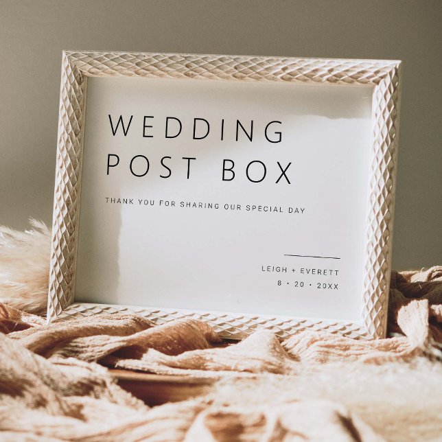 Wedding Card Box Gift Table Post Sign Decor L100 (Creator Uploaded)