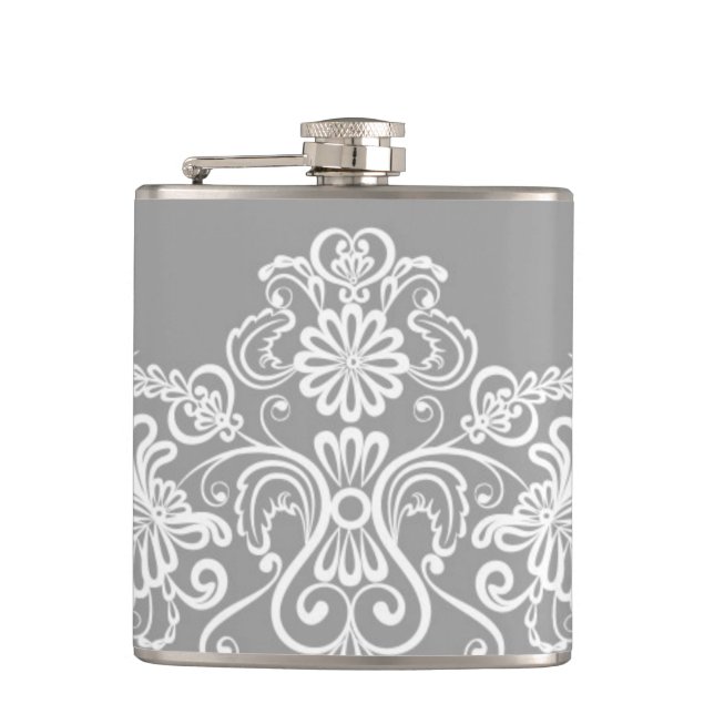 Wedding Card Hip Flask (Front)