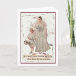 Wedding Card Humor Play with me and my Toys