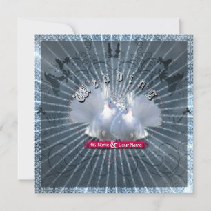 Wedding card, invitation, anouncement invitation
