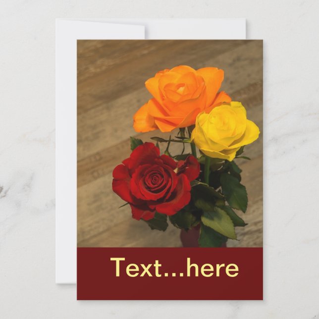 Wedding Card Invitation Template (Front)