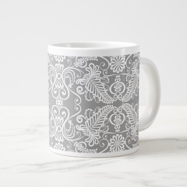 Wedding Card Large Coffee Mug (Front Right)