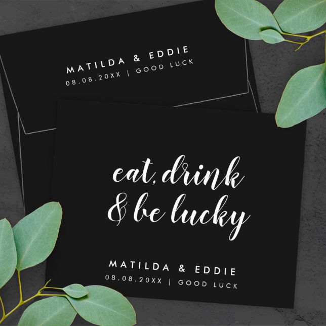 Wedding Casino | Poker Chips Lucky Ticket Favour Envelope (Creator Uploaded)