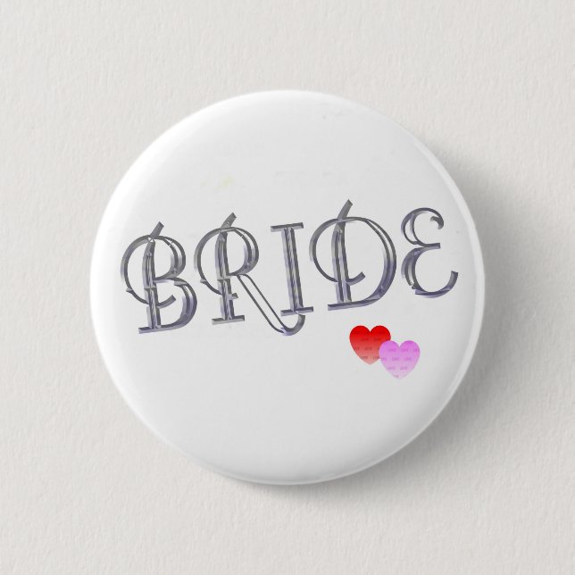 WEDDING CELEBRATION 6 CM ROUND BADGE (Front)