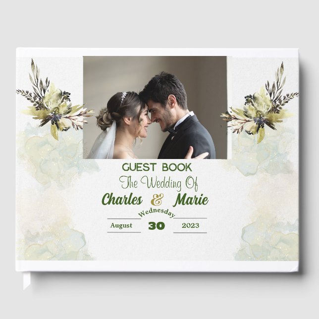 Wedding Celebration Personalise Guest Book (Front)