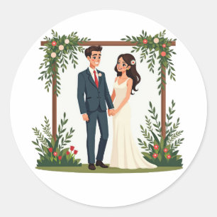 Wedding Celebration Sticker