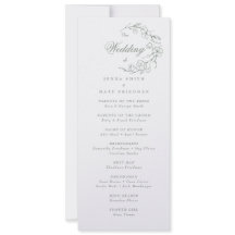 Wedding Ceremony Program