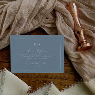 Wedding Charity In Lieu of Favours Enclosure Card