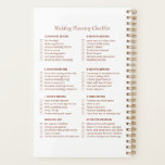 Wedding Checklist Planner Boho<br><div class="desc">Stay organised in style with this Boho Wedding Checklist Planner featuring an elegant floral design. Perfect for brides planning their big day, this planner helps you track every task from vendor bookings to final touches. Easily personalise the cover text, and select your preferred size to suit your needs. Zazzle’s fast...</div>