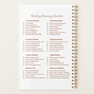 Wedding Checklist Planner Boho 
