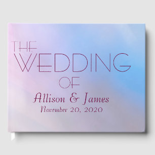 Wedding cherry customisable guest book