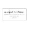 Wedding Chic Return Address Rubber Stamp