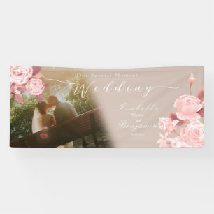 Wedding Chic Rose Photo Banner