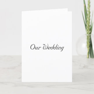 Wedding - Christian Traditional - Scripture Invitation