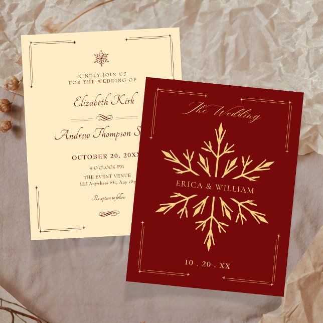 Wedding christmas  invitation (Creator Uploaded)