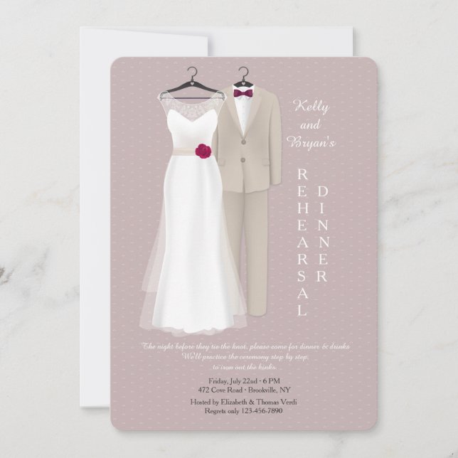 Wedding Clothes Invitation (Front)