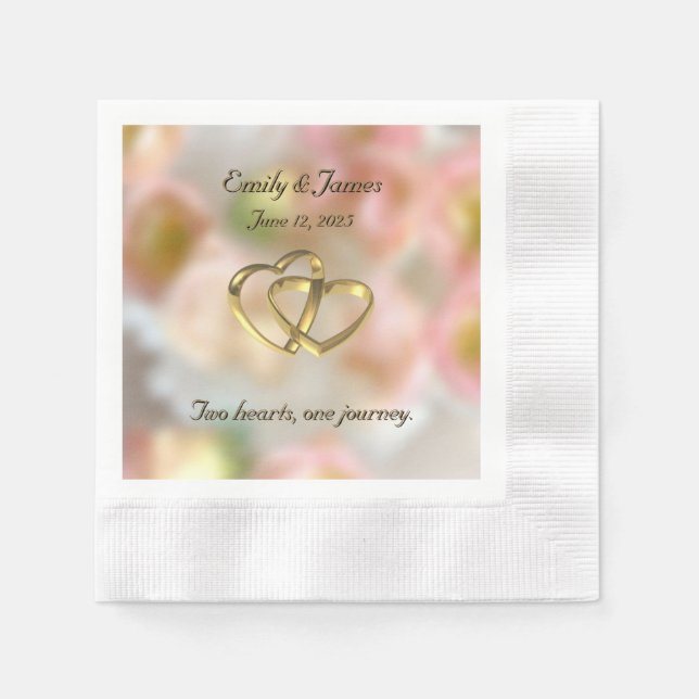 Wedding Cocktail Napkins (Front)