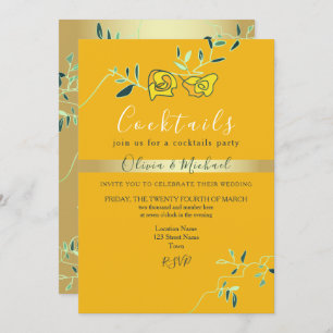 Wedding Cocktail Party Invitation