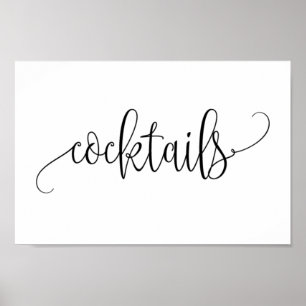 Wedding Cocktails Sign
