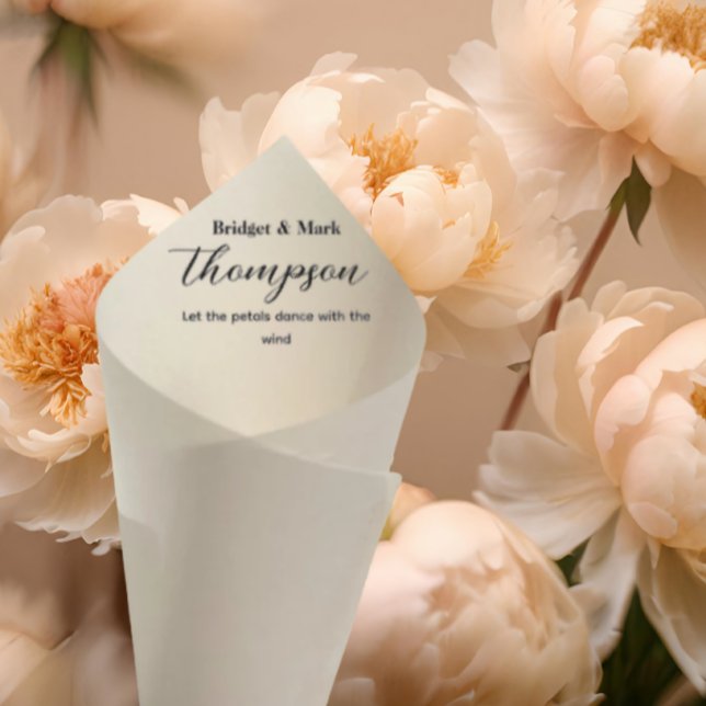 Wedding Confetti Cone Petal Toss Flower Cone (wedding petal toss, wedding confetti cones)