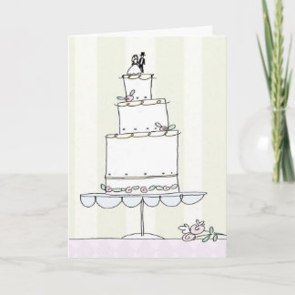 Wedding congrats card