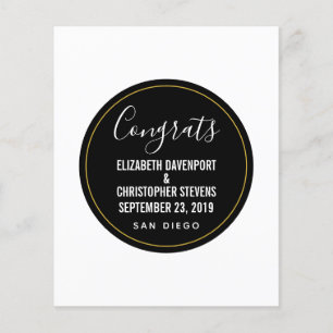 WEDDING CONGRATS template